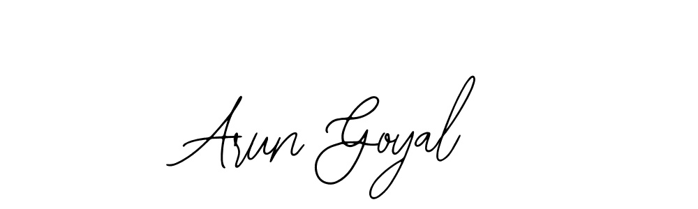 Also we have Arun Goyal name is the best signature style. Create professional handwritten signature collection using Bearetta-2O07w autograph style. Arun Goyal signature style 12 images and pictures png