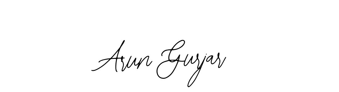 Design your own signature with our free online signature maker. With this signature software, you can create a handwritten (Bearetta-2O07w) signature for name Arun Gurjar. Arun Gurjar signature style 12 images and pictures png