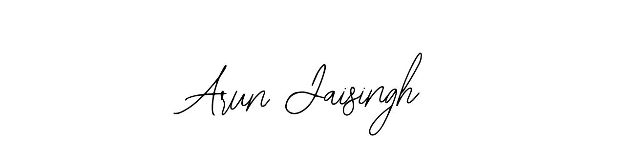 Bearetta-2O07w is a professional signature style that is perfect for those who want to add a touch of class to their signature. It is also a great choice for those who want to make their signature more unique. Get Arun Jaisingh name to fancy signature for free. Arun Jaisingh signature style 12 images and pictures png