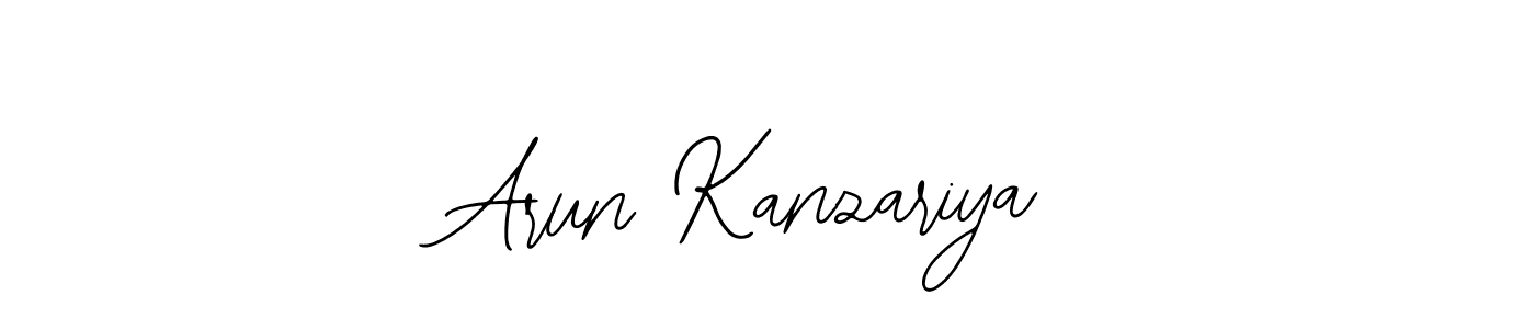 Make a beautiful signature design for name Arun Kanzariya. With this signature (Bearetta-2O07w) style, you can create a handwritten signature for free. Arun Kanzariya signature style 12 images and pictures png