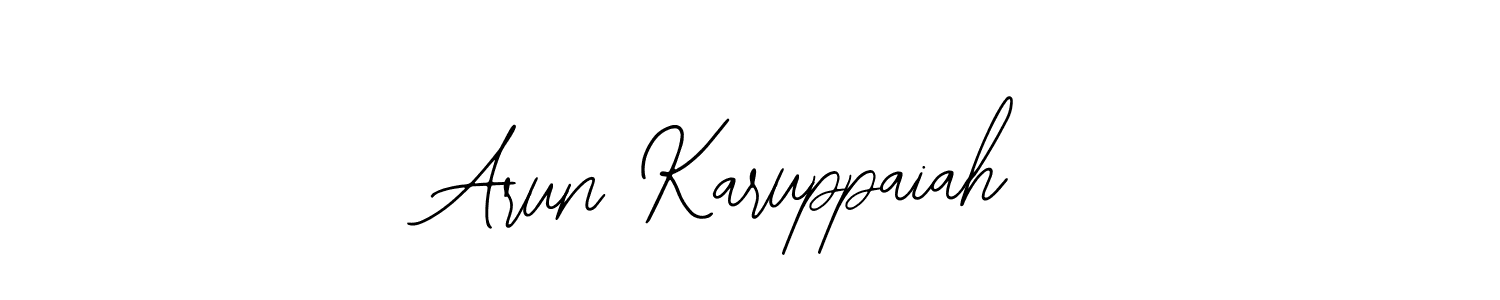 You can use this online signature creator to create a handwritten signature for the name Arun Karuppaiah. This is the best online autograph maker. Arun Karuppaiah signature style 12 images and pictures png