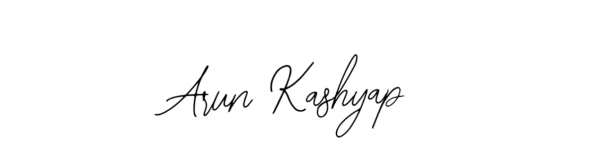 Design your own signature with our free online signature maker. With this signature software, you can create a handwritten (Bearetta-2O07w) signature for name Arun Kashyap. Arun Kashyap signature style 12 images and pictures png