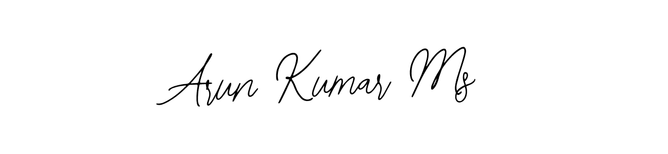Also You can easily find your signature by using the search form. We will create Arun Kumar Ms name handwritten signature images for you free of cost using Bearetta-2O07w sign style. Arun Kumar Ms signature style 12 images and pictures png