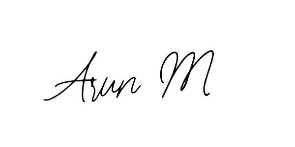 How to make Arun M signature? Bearetta-2O07w is a professional autograph style. Create handwritten signature for Arun M name. Arun M signature style 12 images and pictures png