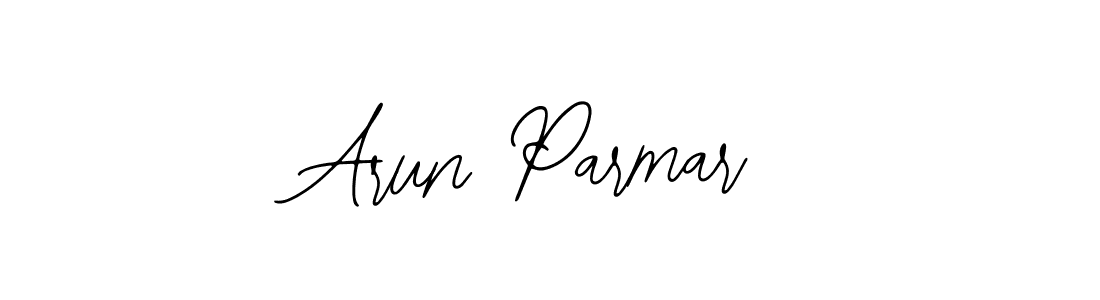 How to make Arun Parmar name signature. Use Bearetta-2O07w style for creating short signs online. This is the latest handwritten sign. Arun Parmar signature style 12 images and pictures png