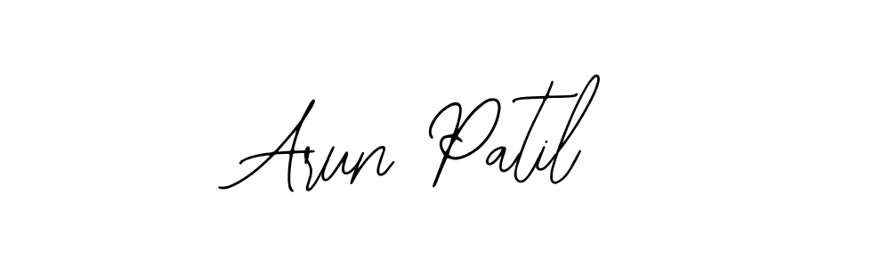 You should practise on your own different ways (Bearetta-2O07w) to write your name (Arun Patil) in signature. don't let someone else do it for you. Arun Patil signature style 12 images and pictures png