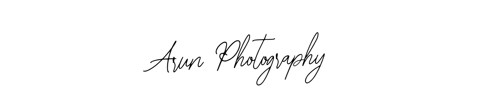 The best way (Bearetta-2O07w) to make a short signature is to pick only two or three words in your name. The name Arun Photography include a total of six letters. For converting this name. Arun Photography signature style 12 images and pictures png