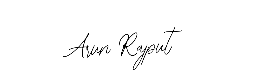 You should practise on your own different ways (Bearetta-2O07w) to write your name (Arun Rajput) in signature. don't let someone else do it for you. Arun Rajput signature style 12 images and pictures png