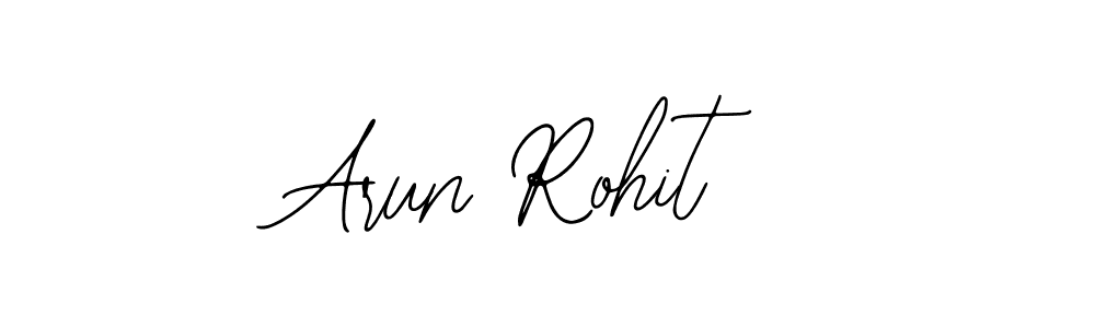 How to make Arun Rohit name signature. Use Bearetta-2O07w style for creating short signs online. This is the latest handwritten sign. Arun Rohit signature style 12 images and pictures png