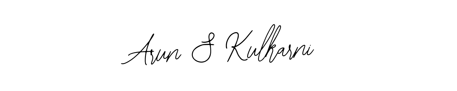 Design your own signature with our free online signature maker. With this signature software, you can create a handwritten (Bearetta-2O07w) signature for name Arun S Kulkarni. Arun S Kulkarni signature style 12 images and pictures png