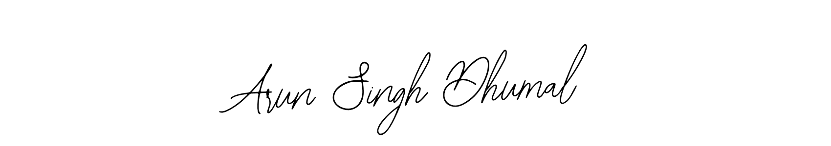 Also we have Arun Singh Dhumal name is the best signature style. Create professional handwritten signature collection using Bearetta-2O07w autograph style. Arun Singh Dhumal signature style 12 images and pictures png