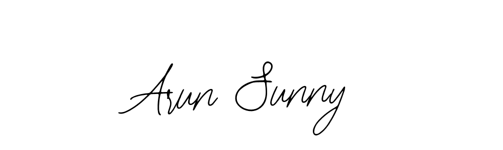 Make a beautiful signature design for name Arun Sunny. With this signature (Bearetta-2O07w) style, you can create a handwritten signature for free. Arun Sunny signature style 12 images and pictures png