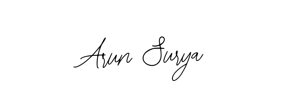 Also You can easily find your signature by using the search form. We will create Arun Surya name handwritten signature images for you free of cost using Bearetta-2O07w sign style. Arun Surya signature style 12 images and pictures png