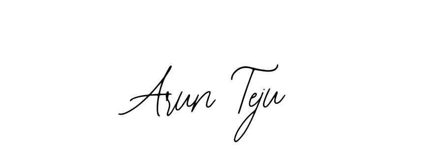 Make a beautiful signature design for name Arun Teju. With this signature (Bearetta-2O07w) style, you can create a handwritten signature for free. Arun Teju signature style 12 images and pictures png