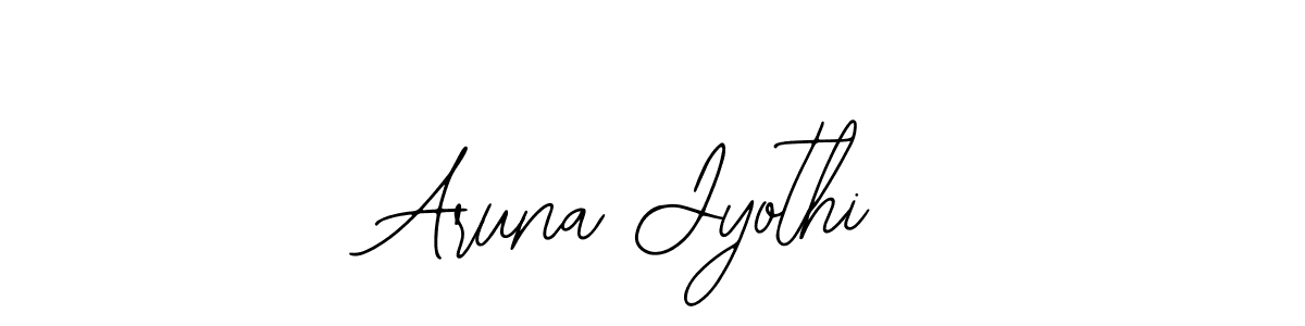 Also You can easily find your signature by using the search form. We will create Aruna Jyothi name handwritten signature images for you free of cost using Bearetta-2O07w sign style. Aruna Jyothi signature style 12 images and pictures png