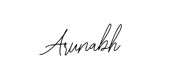 How to make Arunabh signature? Bearetta-2O07w is a professional autograph style. Create handwritten signature for Arunabh name. Arunabh signature style 12 images and pictures png