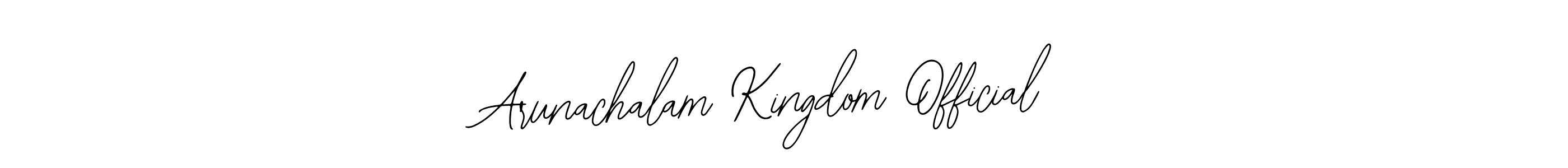 How to Draw Arunachalam Kingdom Official signature style? Bearetta-2O07w is a latest design signature styles for name Arunachalam Kingdom Official. Arunachalam Kingdom Official signature style 12 images and pictures png