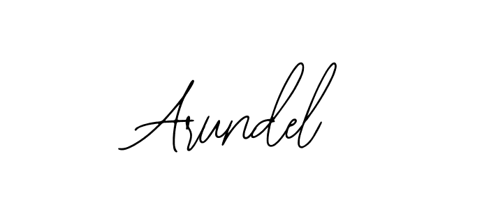 Design your own signature with our free online signature maker. With this signature software, you can create a handwritten (Bearetta-2O07w) signature for name Arundel. Arundel signature style 12 images and pictures png