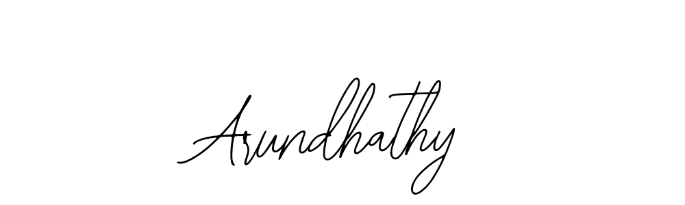 Design your own signature with our free online signature maker. With this signature software, you can create a handwritten (Bearetta-2O07w) signature for name Arundhathy. Arundhathy signature style 12 images and pictures png