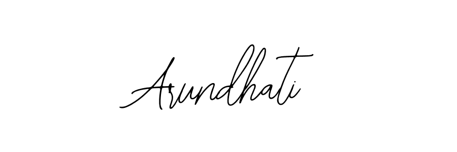 You should practise on your own different ways (Bearetta-2O07w) to write your name (Arundhati) in signature. don't let someone else do it for you. Arundhati signature style 12 images and pictures png
