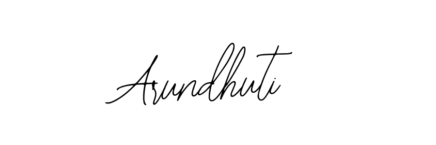 How to make Arundhuti signature? Bearetta-2O07w is a professional autograph style. Create handwritten signature for Arundhuti name. Arundhuti signature style 12 images and pictures png