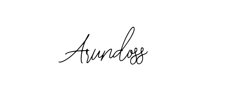 Design your own signature with our free online signature maker. With this signature software, you can create a handwritten (Bearetta-2O07w) signature for name Arundoss. Arundoss signature style 12 images and pictures png