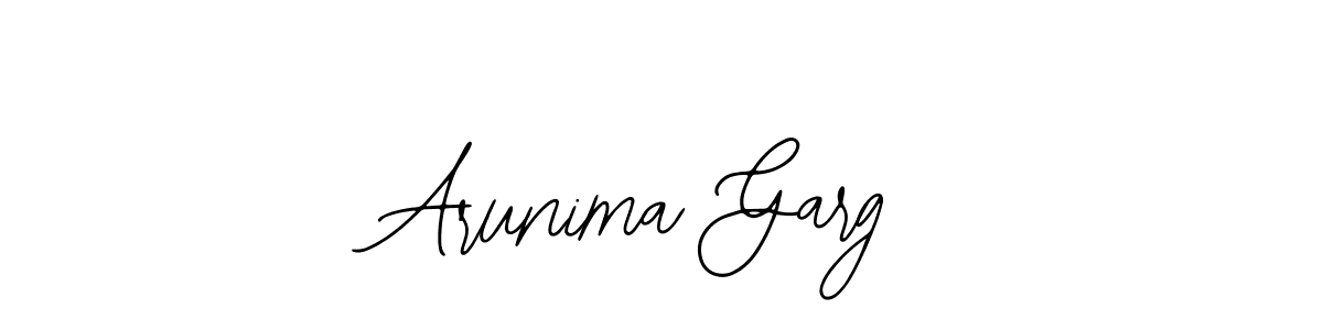 How to make Arunima Garg signature? Bearetta-2O07w is a professional autograph style. Create handwritten signature for Arunima Garg name. Arunima Garg signature style 12 images and pictures png