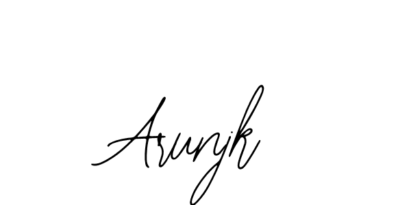 Design your own signature with our free online signature maker. With this signature software, you can create a handwritten (Bearetta-2O07w) signature for name Arunjk. Arunjk signature style 12 images and pictures png