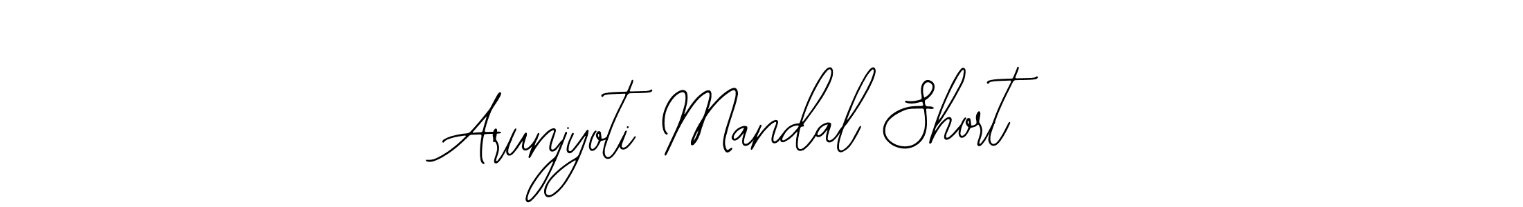 Design your own signature with our free online signature maker. With this signature software, you can create a handwritten (Bearetta-2O07w) signature for name Arunjyoti Mandal Short. Arunjyoti Mandal Short signature style 12 images and pictures png