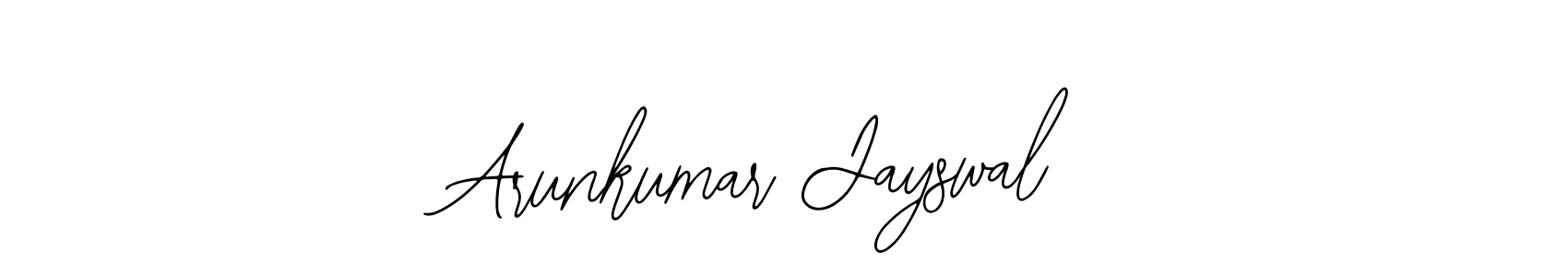 Also we have Arunkumar Jayswal name is the best signature style. Create professional handwritten signature collection using Bearetta-2O07w autograph style. Arunkumar Jayswal signature style 12 images and pictures png