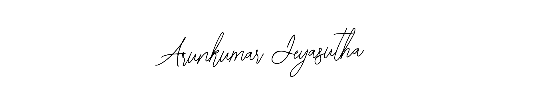 Use a signature maker to create a handwritten signature online. With this signature software, you can design (Bearetta-2O07w) your own signature for name Arunkumar Jeyasutha. Arunkumar Jeyasutha signature style 12 images and pictures png