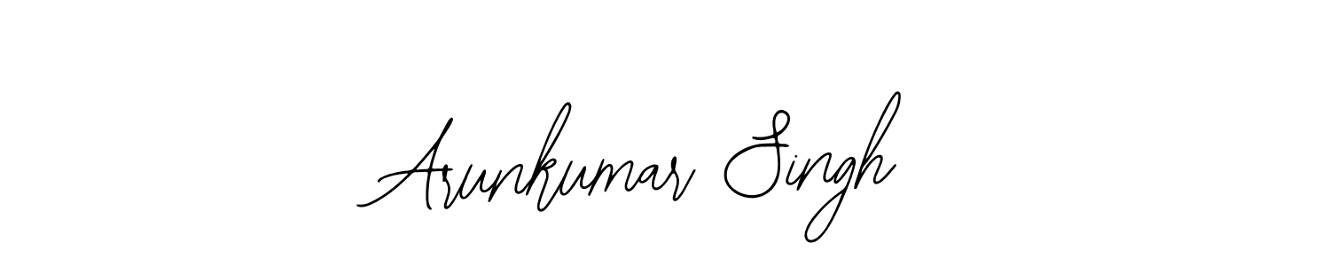 Create a beautiful signature design for name Arunkumar Singh. With this signature (Bearetta-2O07w) fonts, you can make a handwritten signature for free. Arunkumar Singh signature style 12 images and pictures png