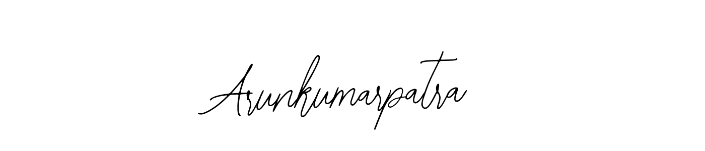 Also we have Arunkumarpatra name is the best signature style. Create professional handwritten signature collection using Bearetta-2O07w autograph style. Arunkumarpatra signature style 12 images and pictures png