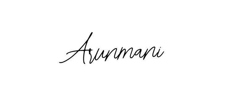 if you are searching for the best signature style for your name Arunmani. so please give up your signature search. here we have designed multiple signature styles  using Bearetta-2O07w. Arunmani signature style 12 images and pictures png
