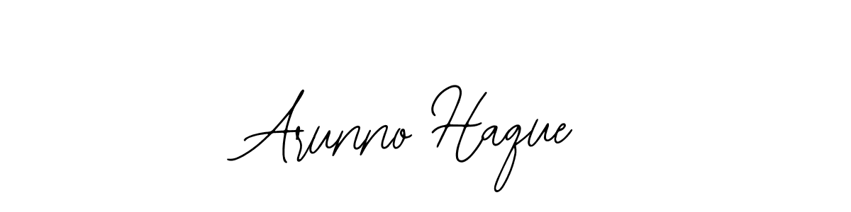 Also we have Arunno Haque name is the best signature style. Create professional handwritten signature collection using Bearetta-2O07w autograph style. Arunno Haque signature style 12 images and pictures png