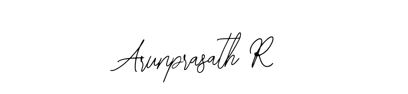 You should practise on your own different ways (Bearetta-2O07w) to write your name (Arunprasath R) in signature. don't let someone else do it for you. Arunprasath R signature style 12 images and pictures png