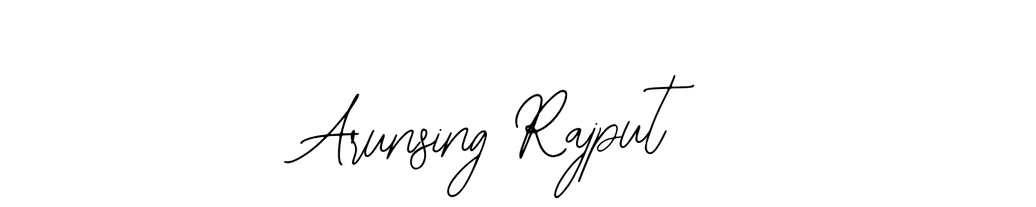 Similarly Bearetta-2O07w is the best handwritten signature design. Signature creator online .You can use it as an online autograph creator for name Arunsing Rajput. Arunsing Rajput signature style 12 images and pictures png