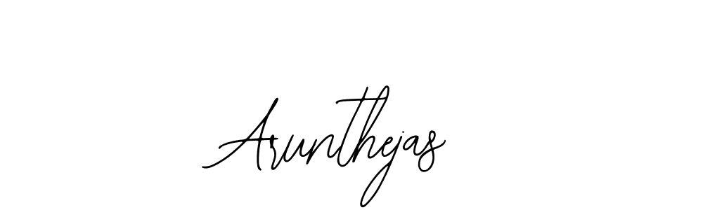 Make a beautiful signature design for name Arunthejas. With this signature (Bearetta-2O07w) style, you can create a handwritten signature for free. Arunthejas signature style 12 images and pictures png