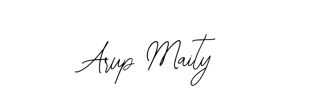 You should practise on your own different ways (Bearetta-2O07w) to write your name (Arup Maity) in signature. don't let someone else do it for you. Arup Maity signature style 12 images and pictures png