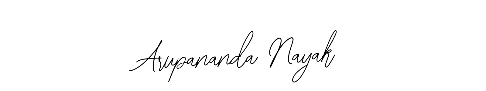 Use a signature maker to create a handwritten signature online. With this signature software, you can design (Bearetta-2O07w) your own signature for name Arupananda Nayak. Arupananda Nayak signature style 12 images and pictures png
