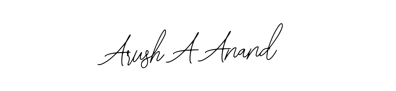 if you are searching for the best signature style for your name Arush A Anand. so please give up your signature search. here we have designed multiple signature styles  using Bearetta-2O07w. Arush A Anand signature style 12 images and pictures png