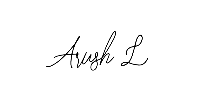 How to make Arush L signature? Bearetta-2O07w is a professional autograph style. Create handwritten signature for Arush L name. Arush L signature style 12 images and pictures png