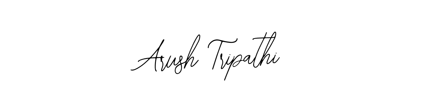 How to make Arush Tripathi name signature. Use Bearetta-2O07w style for creating short signs online. This is the latest handwritten sign. Arush Tripathi signature style 12 images and pictures png