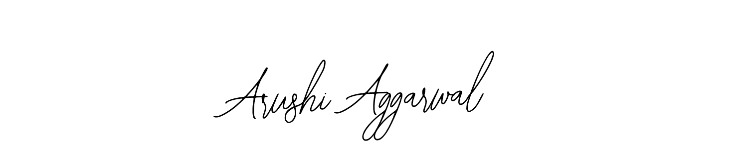 The best way (Bearetta-2O07w) to make a short signature is to pick only two or three words in your name. The name Arushi Aggarwal include a total of six letters. For converting this name. Arushi Aggarwal signature style 12 images and pictures png