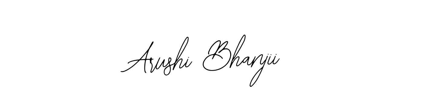 How to Draw Arushi Bhanjii signature style? Bearetta-2O07w is a latest design signature styles for name Arushi Bhanjii. Arushi Bhanjii signature style 12 images and pictures png