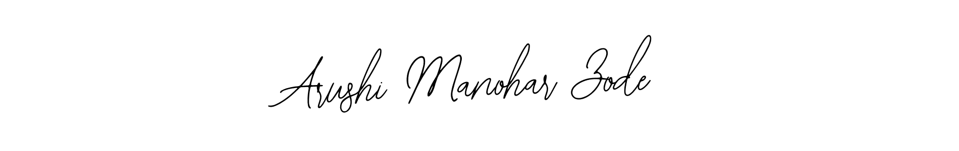 You should practise on your own different ways (Bearetta-2O07w) to write your name (Arushi Manohar Zode) in signature. don't let someone else do it for you. Arushi Manohar Zode signature style 12 images and pictures png