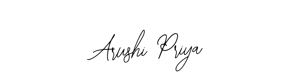 Also You can easily find your signature by using the search form. We will create Arushi Priya name handwritten signature images for you free of cost using Bearetta-2O07w sign style. Arushi Priya signature style 12 images and pictures png