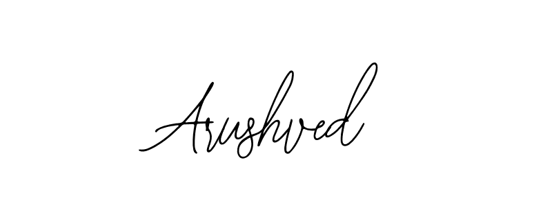 Create a beautiful signature design for name Arushved. With this signature (Bearetta-2O07w) fonts, you can make a handwritten signature for free. Arushved signature style 12 images and pictures png