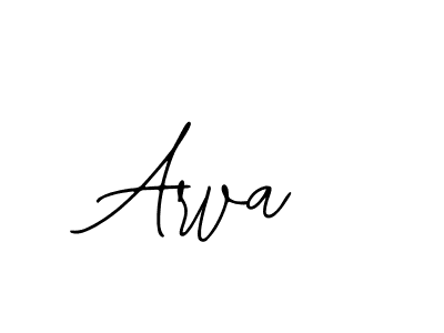 How to make Arva name signature. Use Bearetta-2O07w style for creating short signs online. This is the latest handwritten sign. Arva signature style 12 images and pictures png