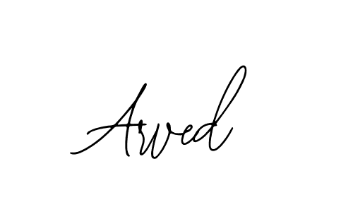 You should practise on your own different ways (Bearetta-2O07w) to write your name (Arved) in signature. don't let someone else do it for you. Arved signature style 12 images and pictures png